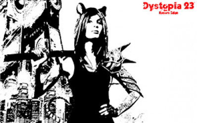 D23 Razor Girl Wallpaper